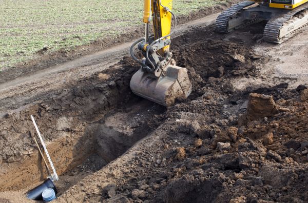 Backhoe Trenching in Destin