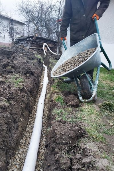 Drain Trenching in Destin